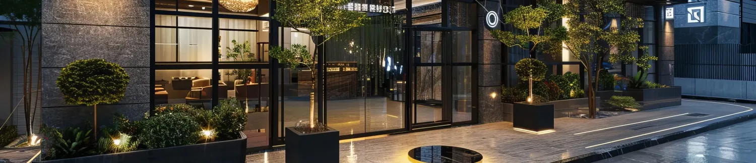 Commercial Landscape lighting