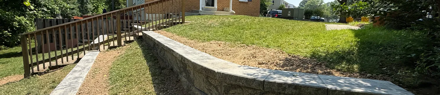 Crofton Hillside Retaining Wall